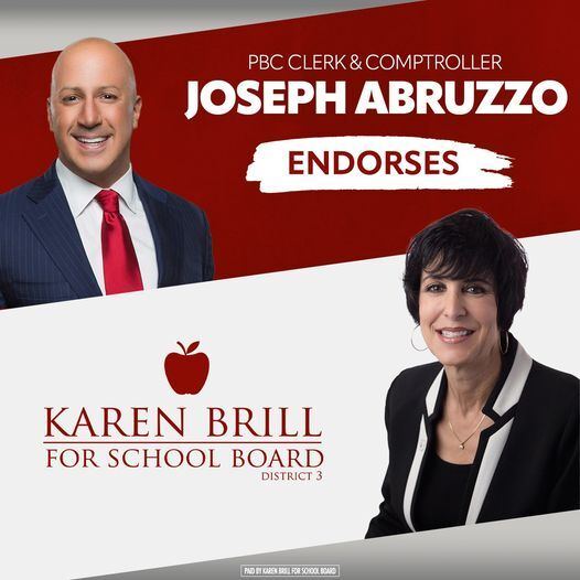 Joseph Abruzzo endorses Karen Brill