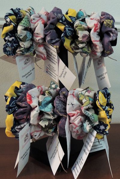 Handmade scrunchies