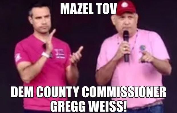 Mazel Tov Dem Commissioner Gregg Weiss