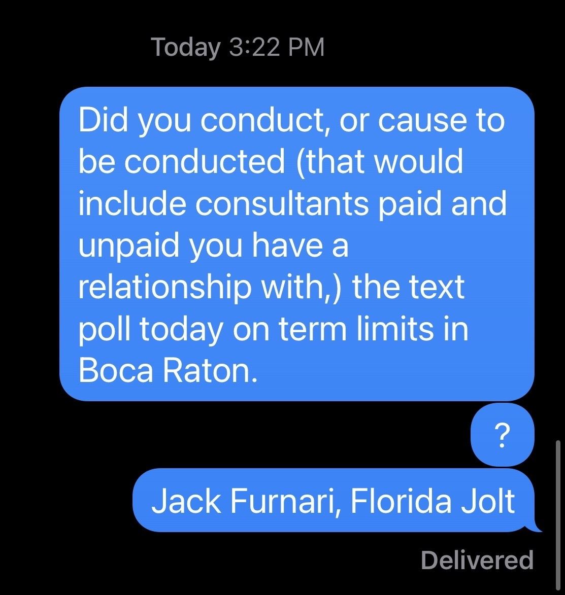 Test to Scott Singer