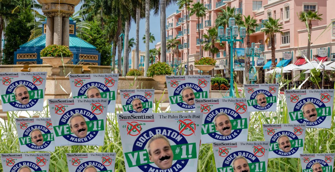 Boca PAC Signs Sprout Like Weeds