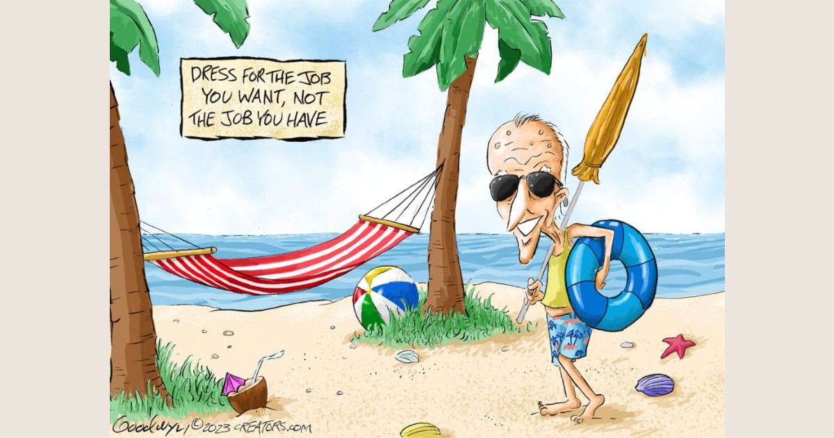 Biden at beach