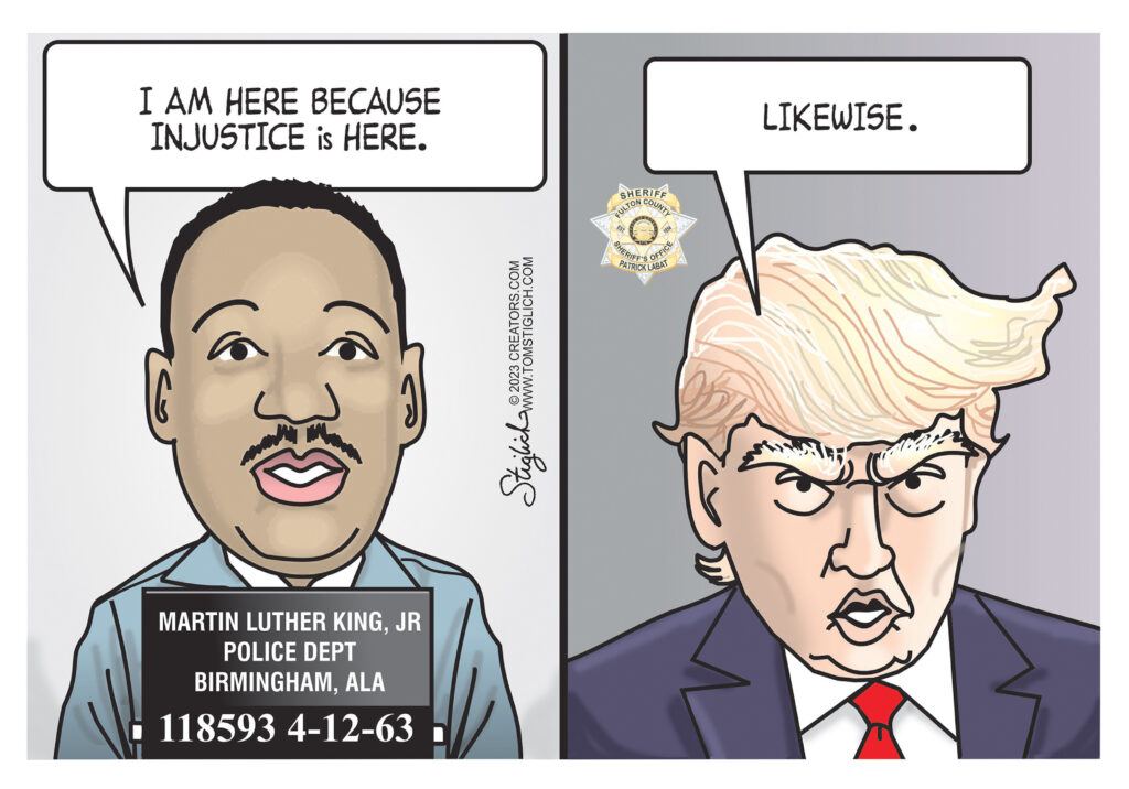 Trump and martin Luther King
