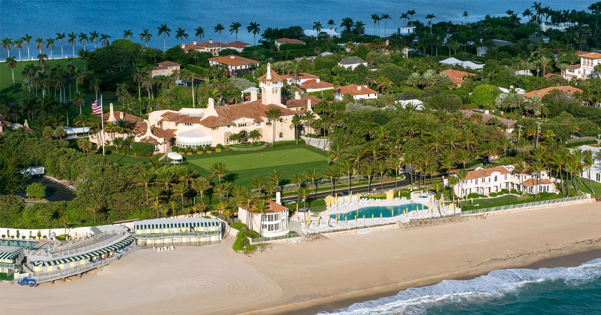 Palm Beach Luxury Real Estate - Aerial Mar-a-lago